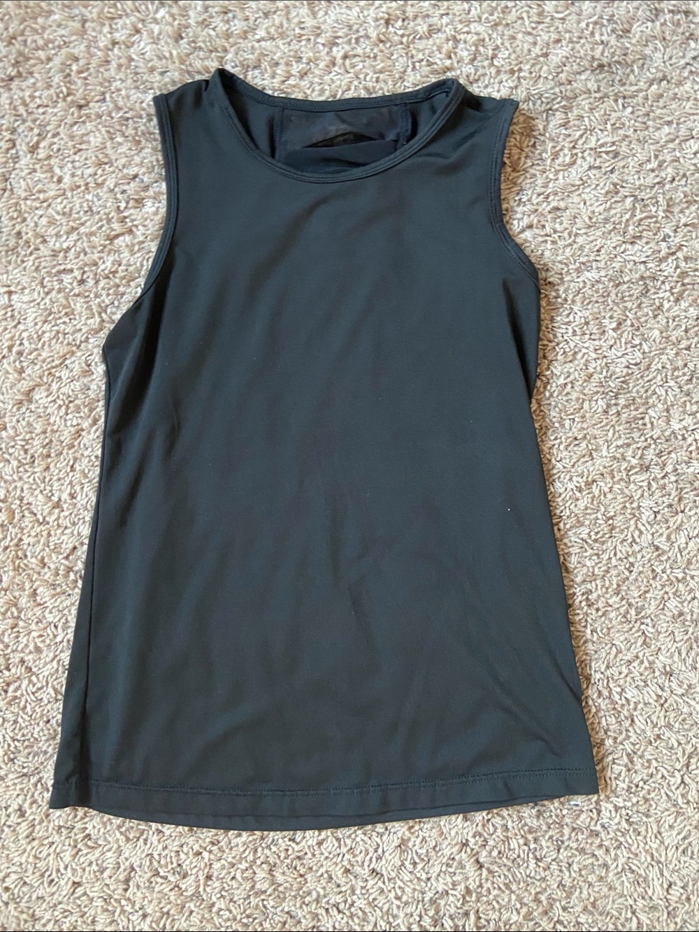 Black Athletic Tank Top